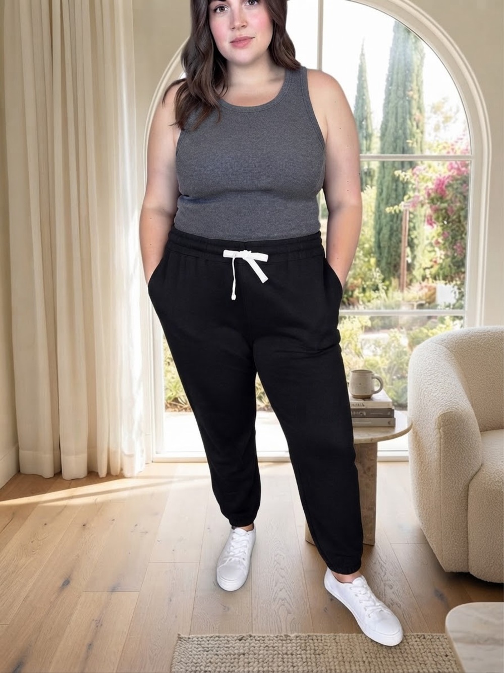 NWT Colsie Women's Plus Size
Lounge Jogger Pants in Ebony (black) size 3X.
